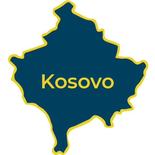 Map of Kosovo